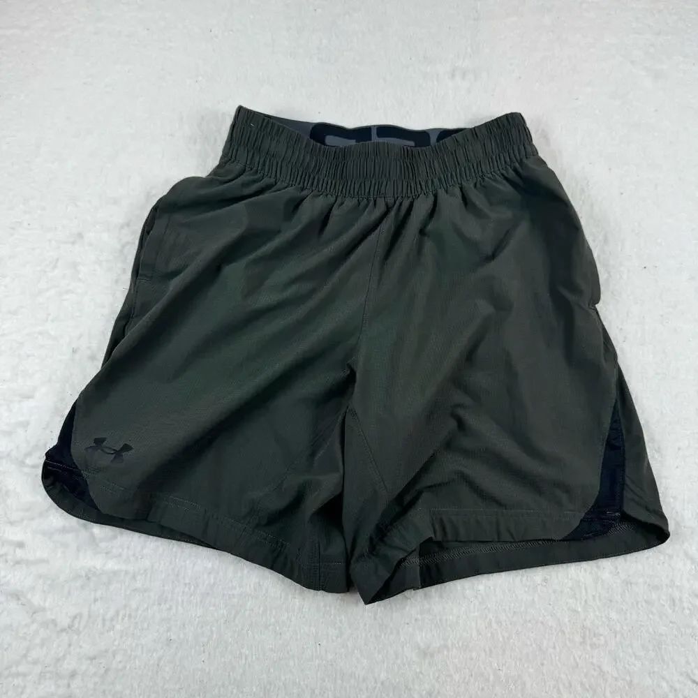 Under Armour Shorts Womens Size S Green Fitted Athletic Running Lightweight